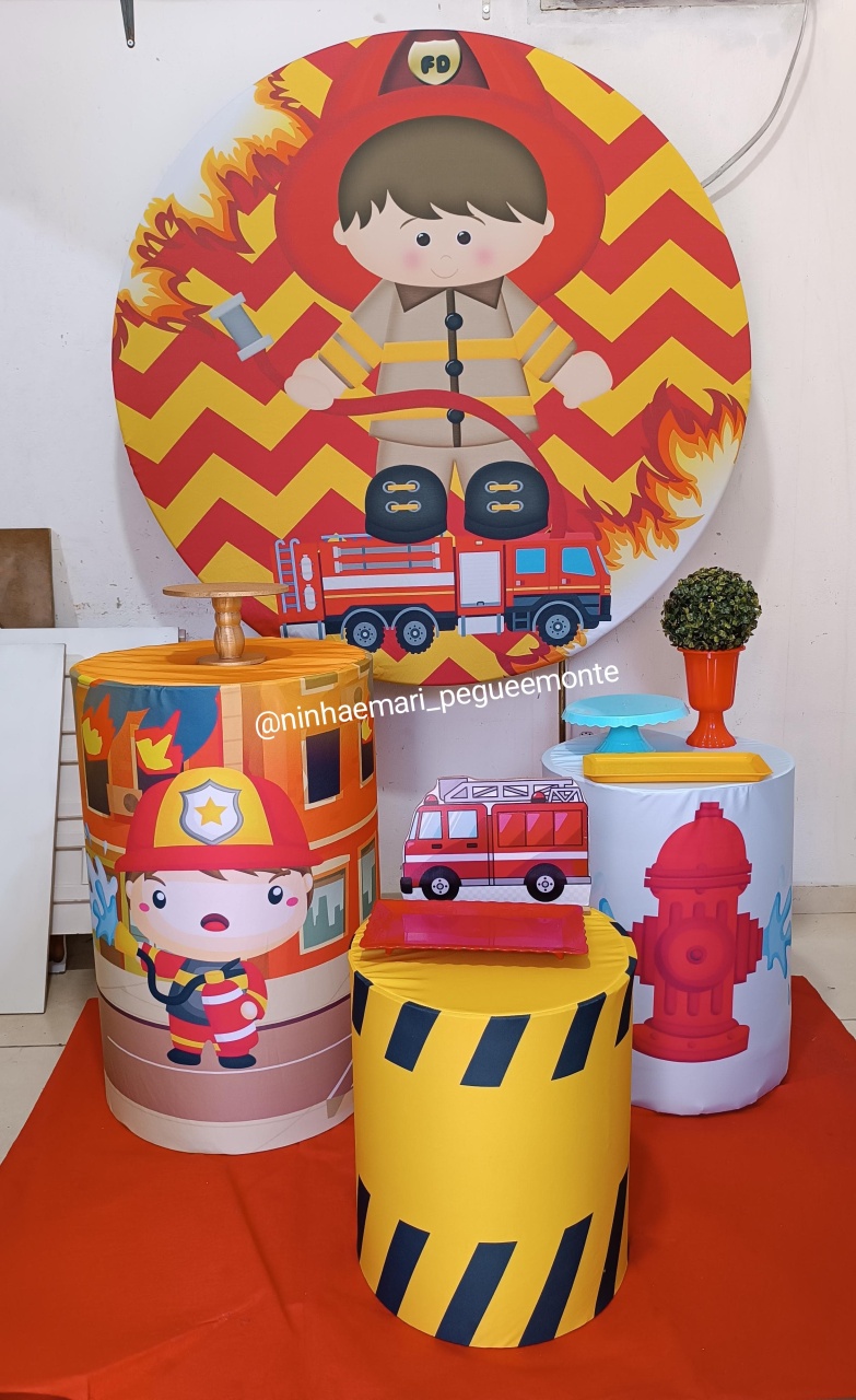 Kit Prata Bombeiro - N&M-pegue e monte