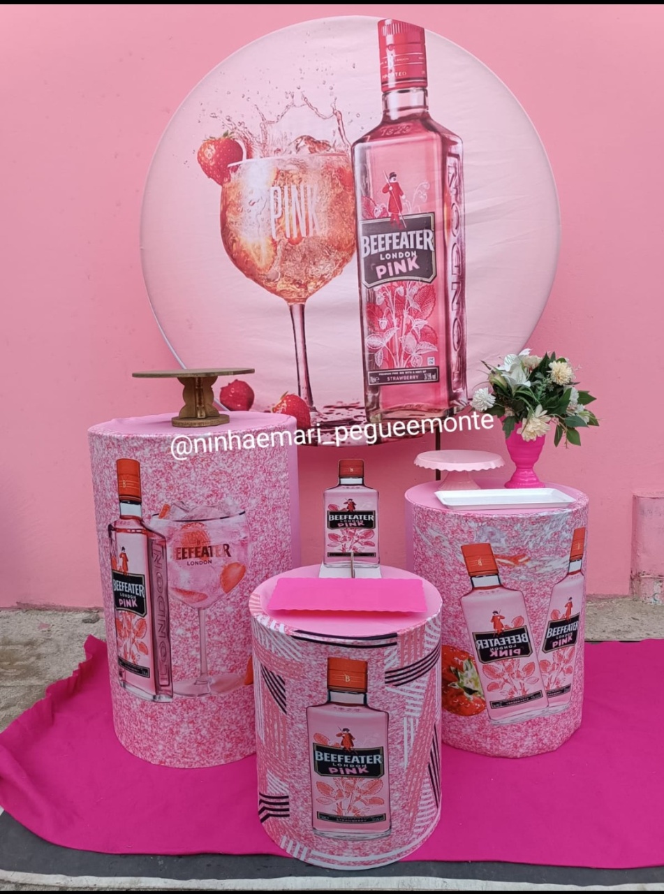 Kit Prata Gin Rosa - N&M-pegue e monte