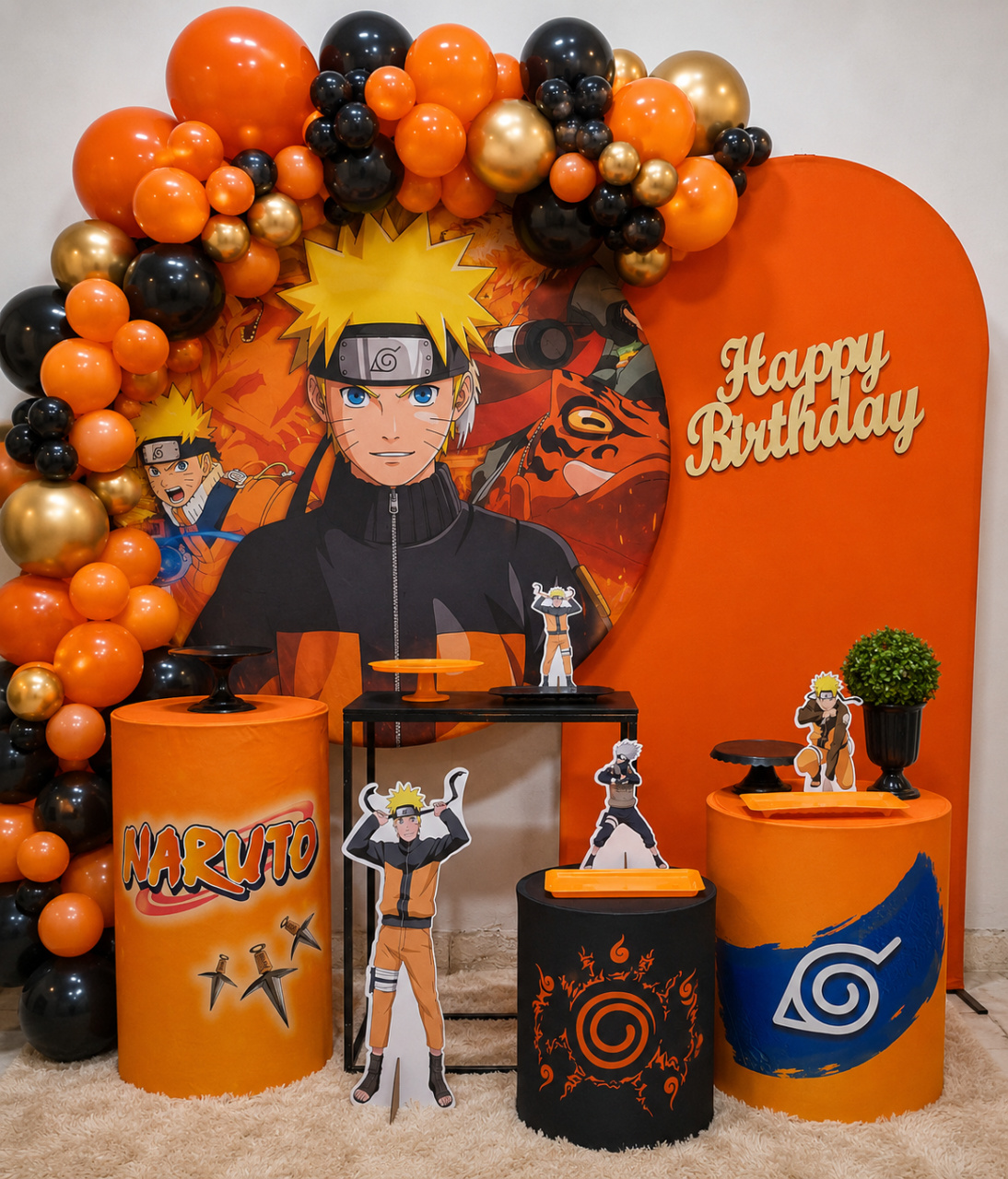 Decoração Kit Diamante Naruto 2 - N&M-pegue e monte
