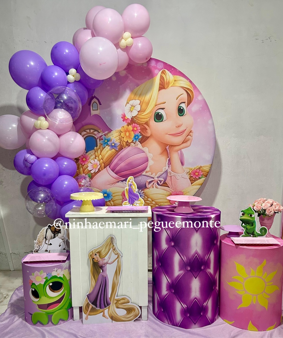 Kit Ouro Rapunzel 1 - N&M-pegue e monte