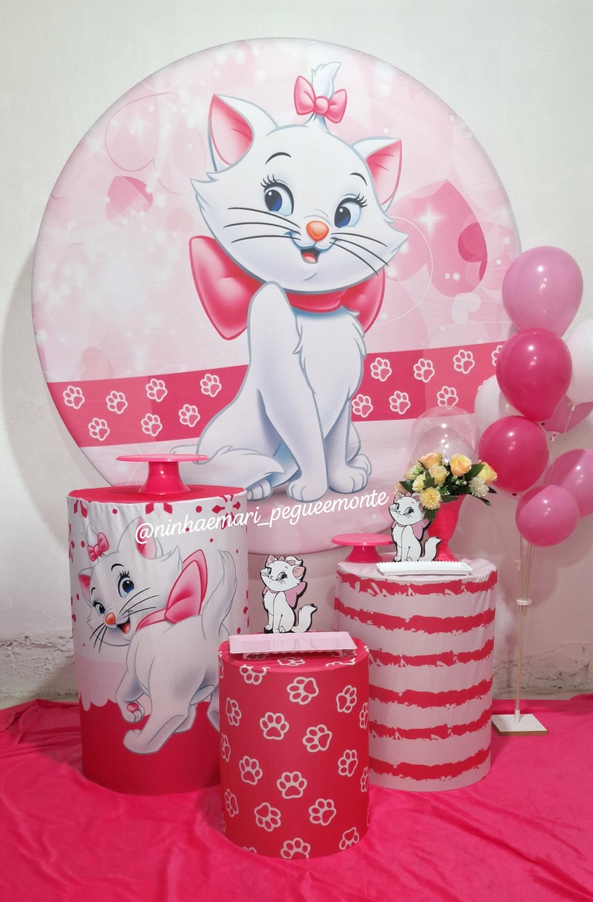 Kit Prata Gatinha Marie - N&M-pegue e monte