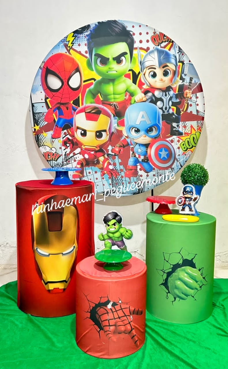 Kit Prata Vingadores Baby 2 - N&M-pegue e monte