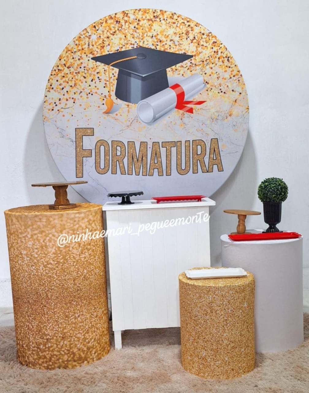 Kit Ouro Formatura 3 - N&M-pegue e monte