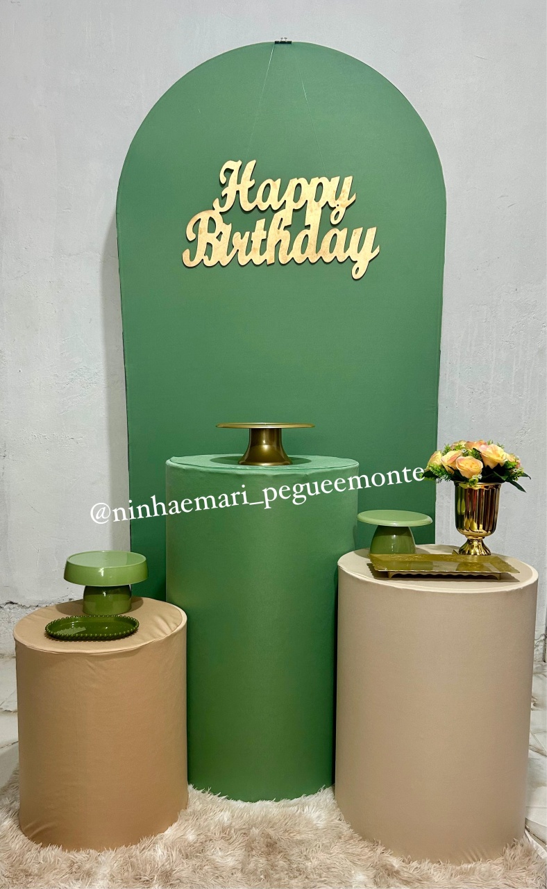 Kit Luxo Verde Oliva 1 - N&M-pegue e monte