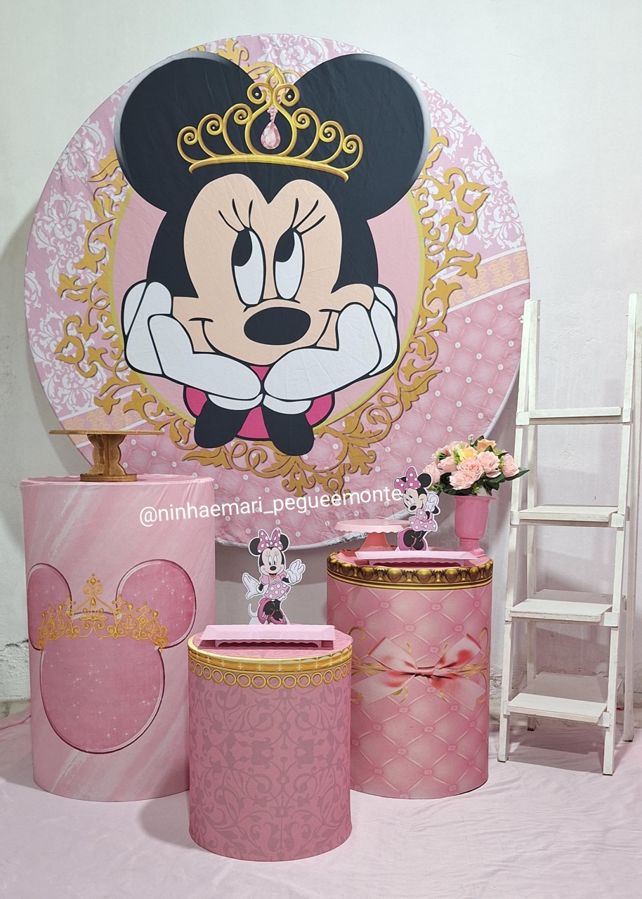 Kit Prata Minnie Realeza - N&M-pegue e monte