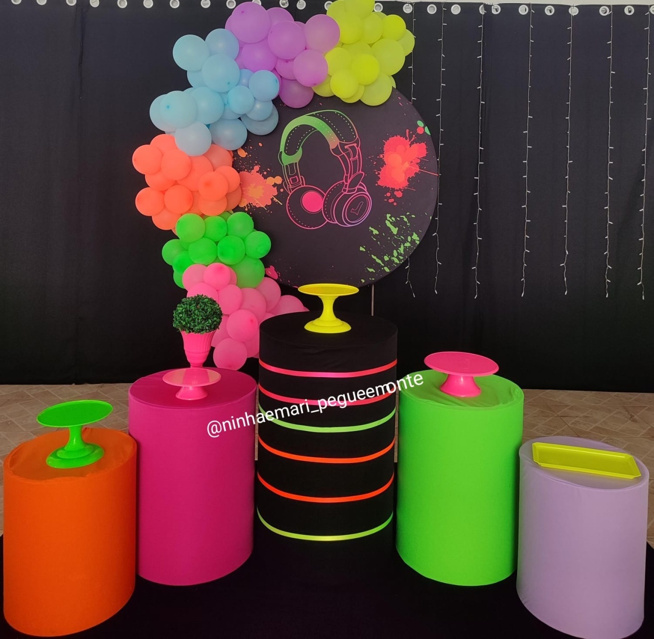 Decoração Neon - N&M-pegue e monte