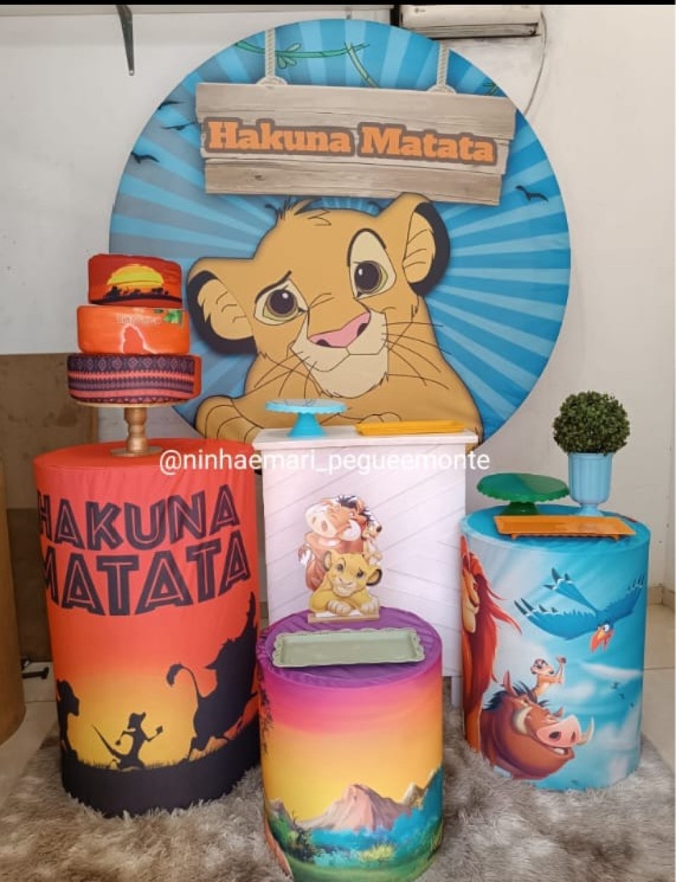 Kit Ouro Simba - N&M-pegue e monte