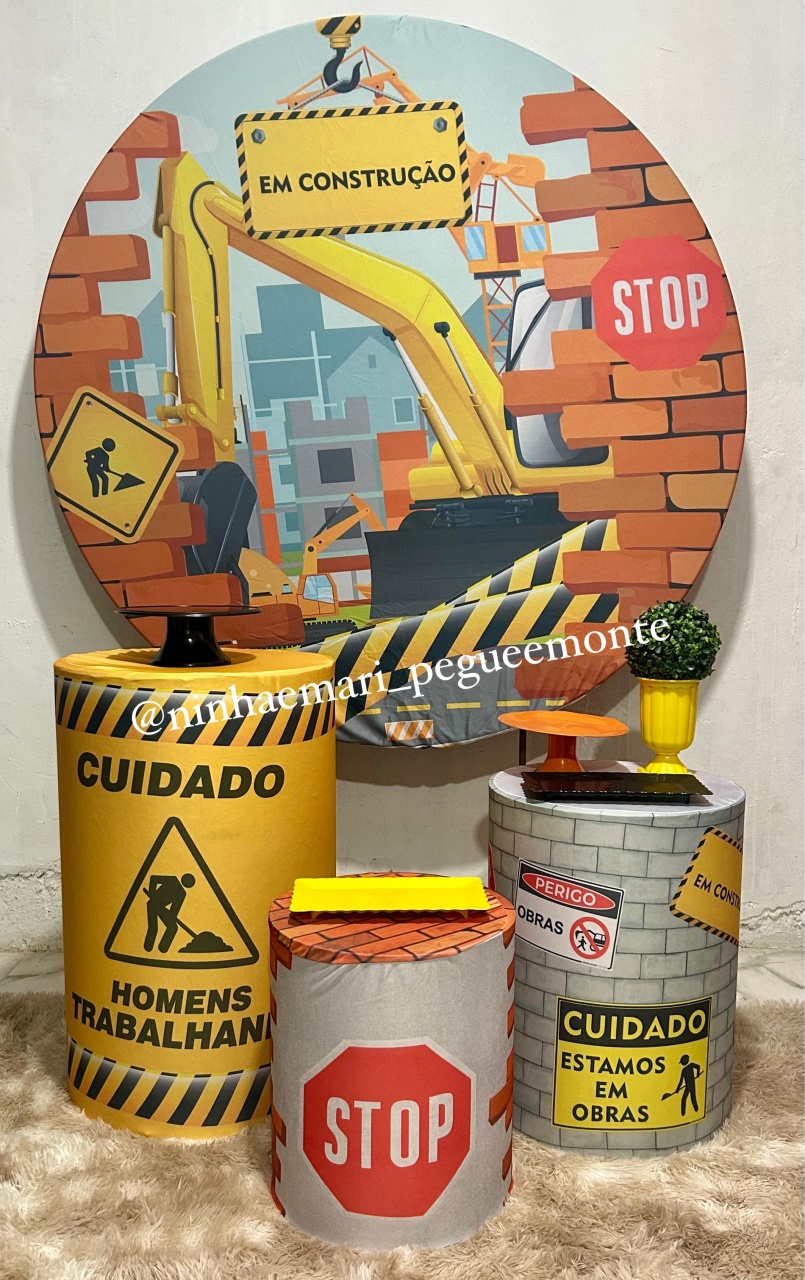 Kit Prata Construção  - N&M-pegue e monte