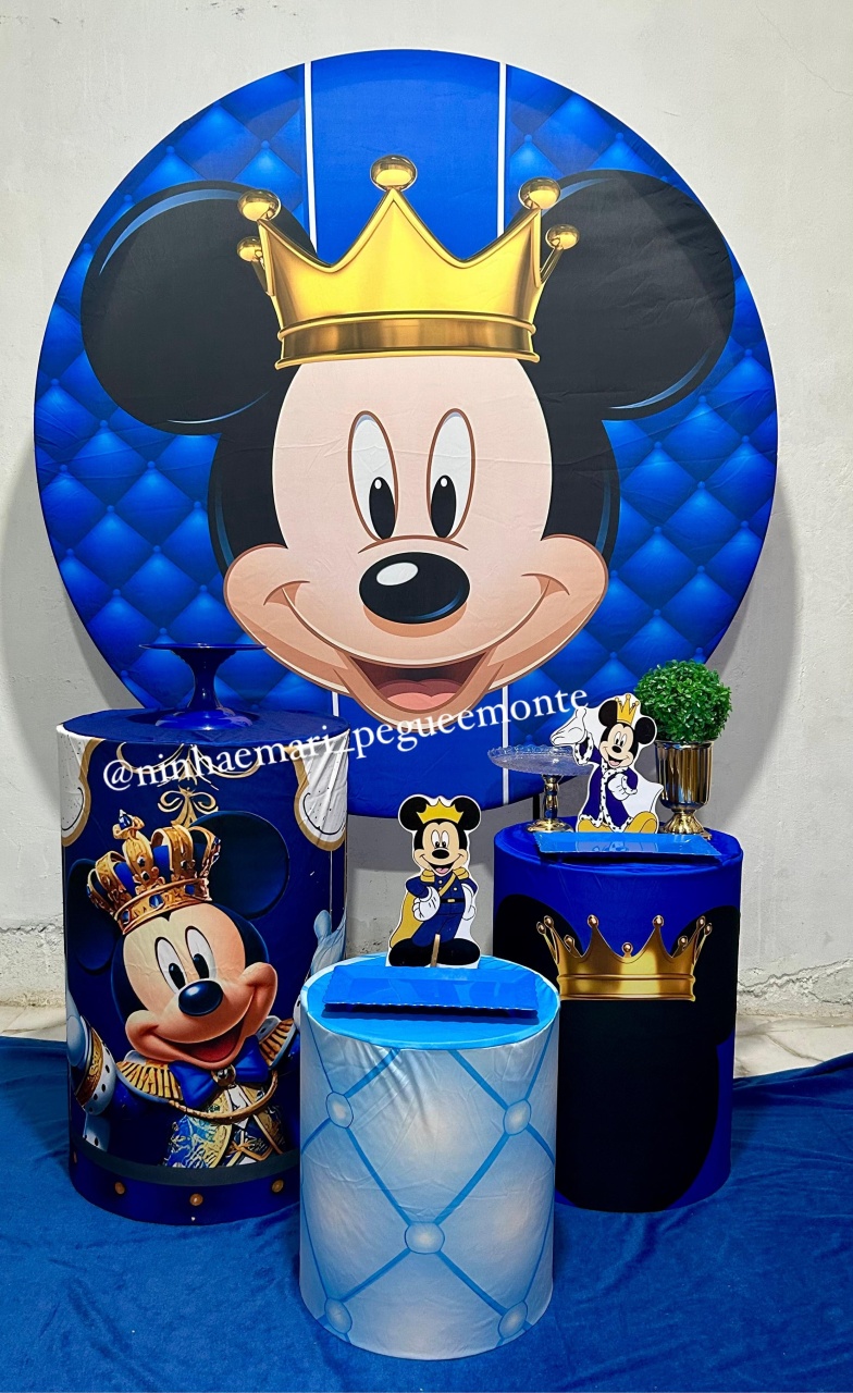 Kit Prata Mickey Realeza 1 - N&M-pegue e monte