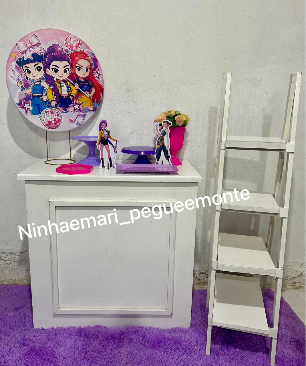 Kit Mesa Guerreiras K Pop Baby - N&M-pegue e monte