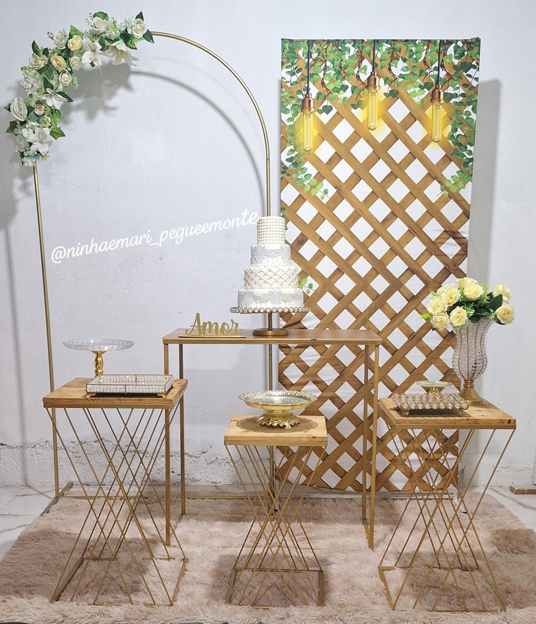 Kit Luxo Casamento 3 - N&M-pegue e monte