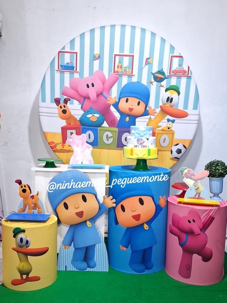Kit Ouro Pocoyo 1 - N&M-pegue e monte
