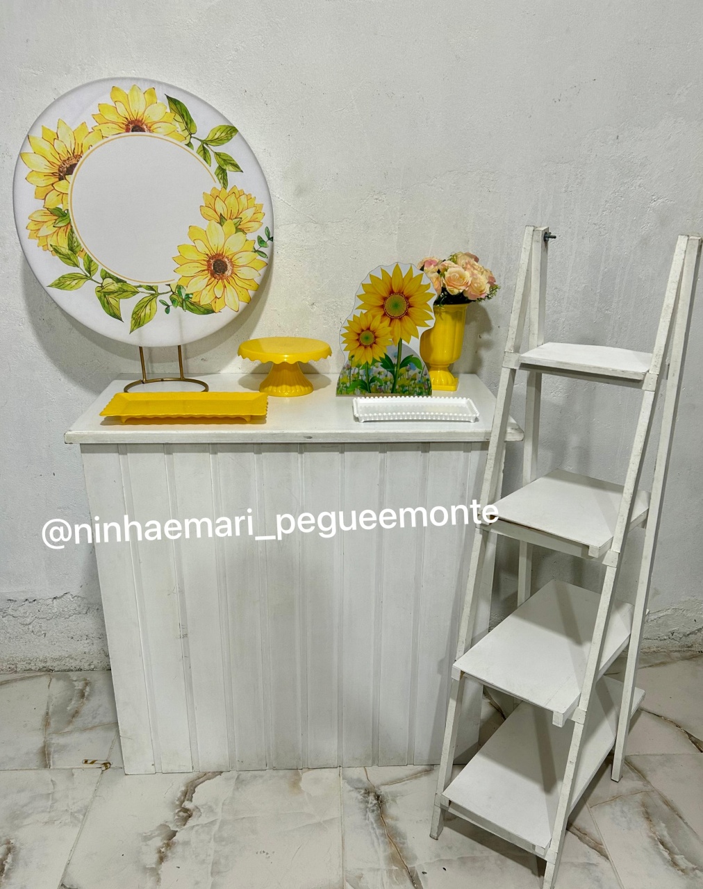 Kit Mesa Girassol  - N&M-pegue e monte
