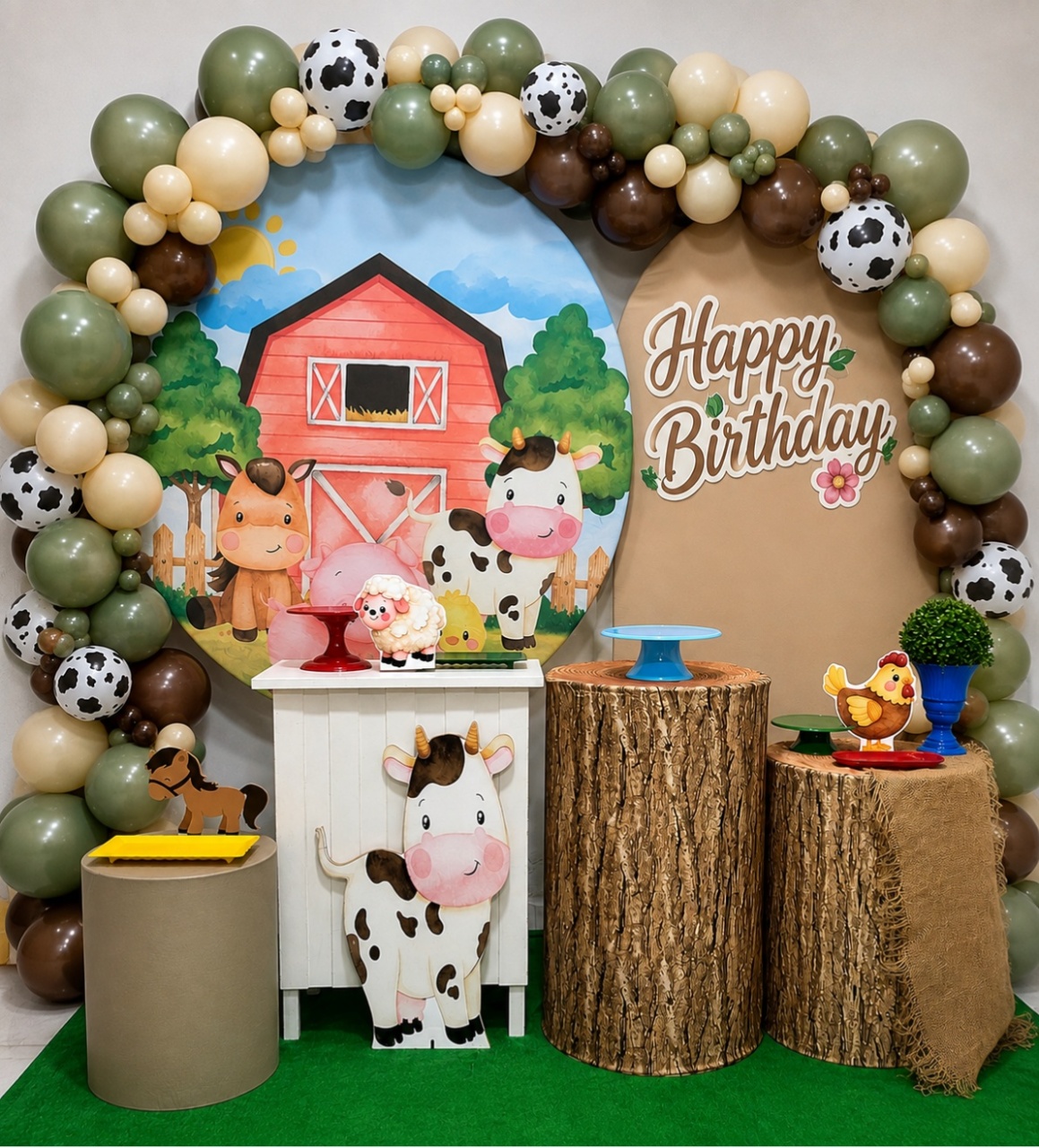 Decoração Kit Diamante Fazendinha - N&M-pegue e monte