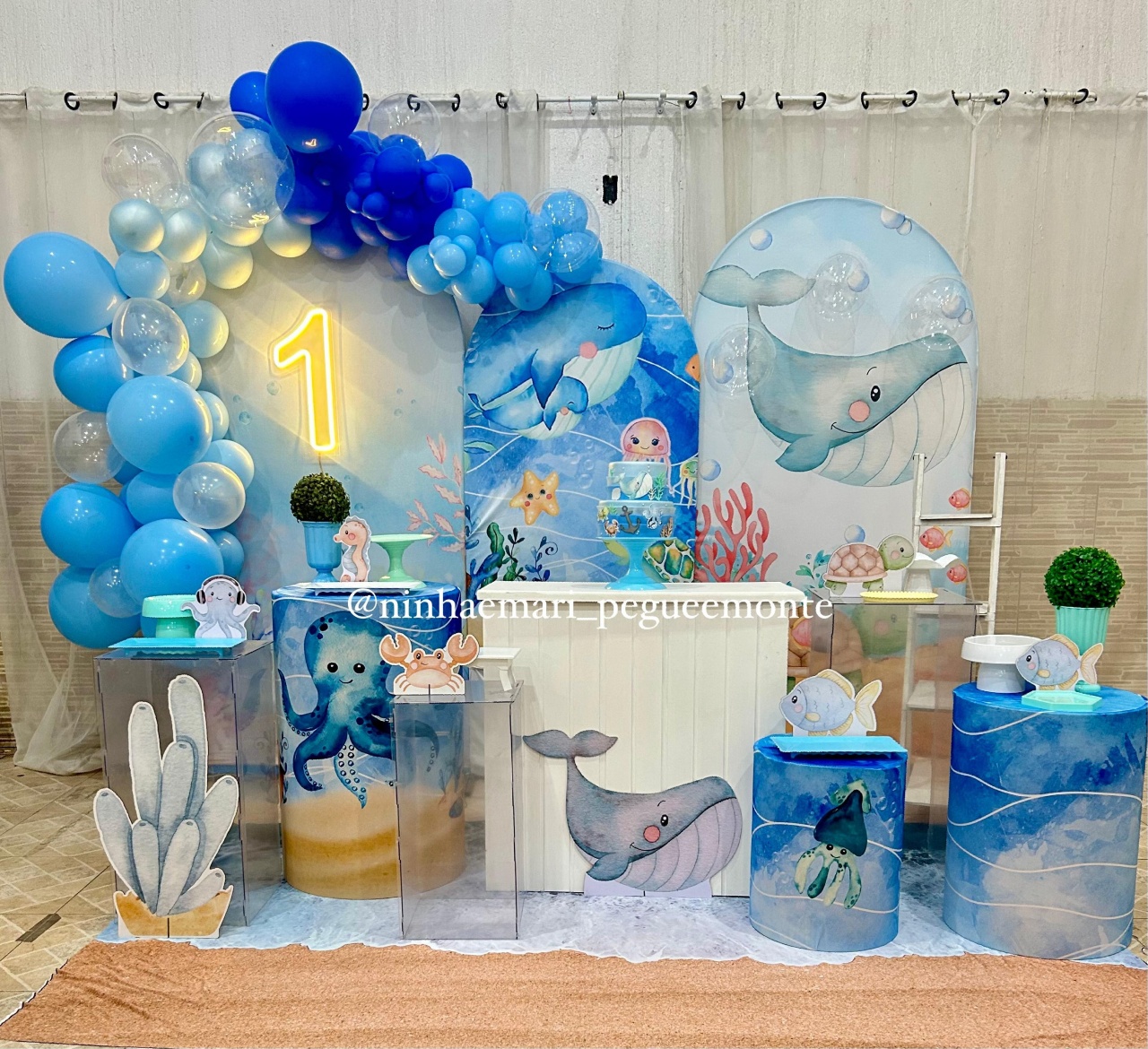 Decoração Fundo Do Mar - N&M-pegue e monte