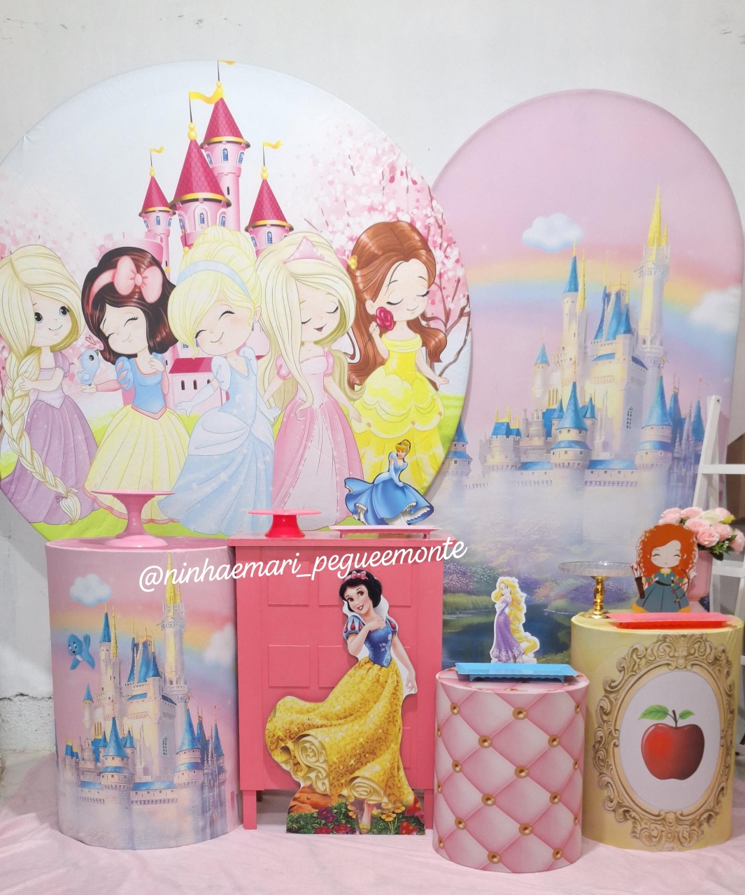 Kit Diamante As Princesas  - N&M-pegue e monte