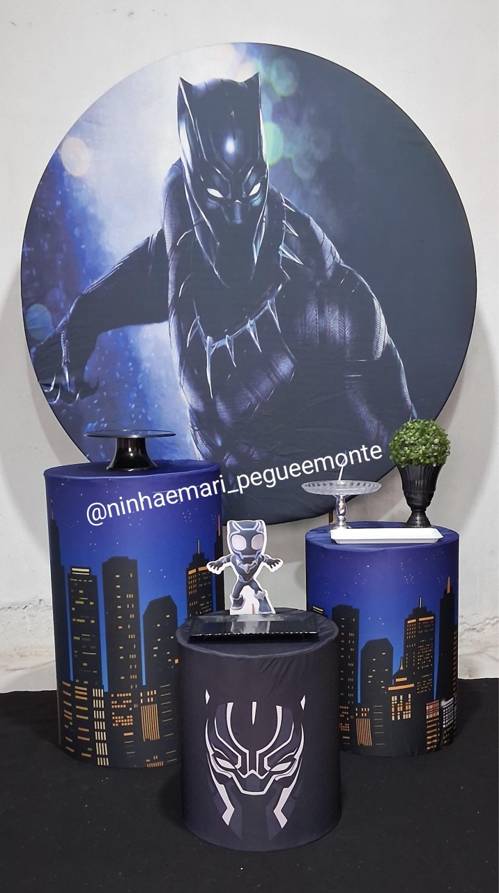 Kit Prata Pantera Negra  - N&M-pegue e monte