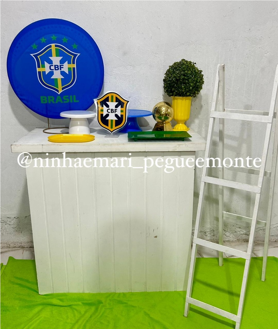 Kit Mesa Brasil Azul - N&M-pegue e monte
