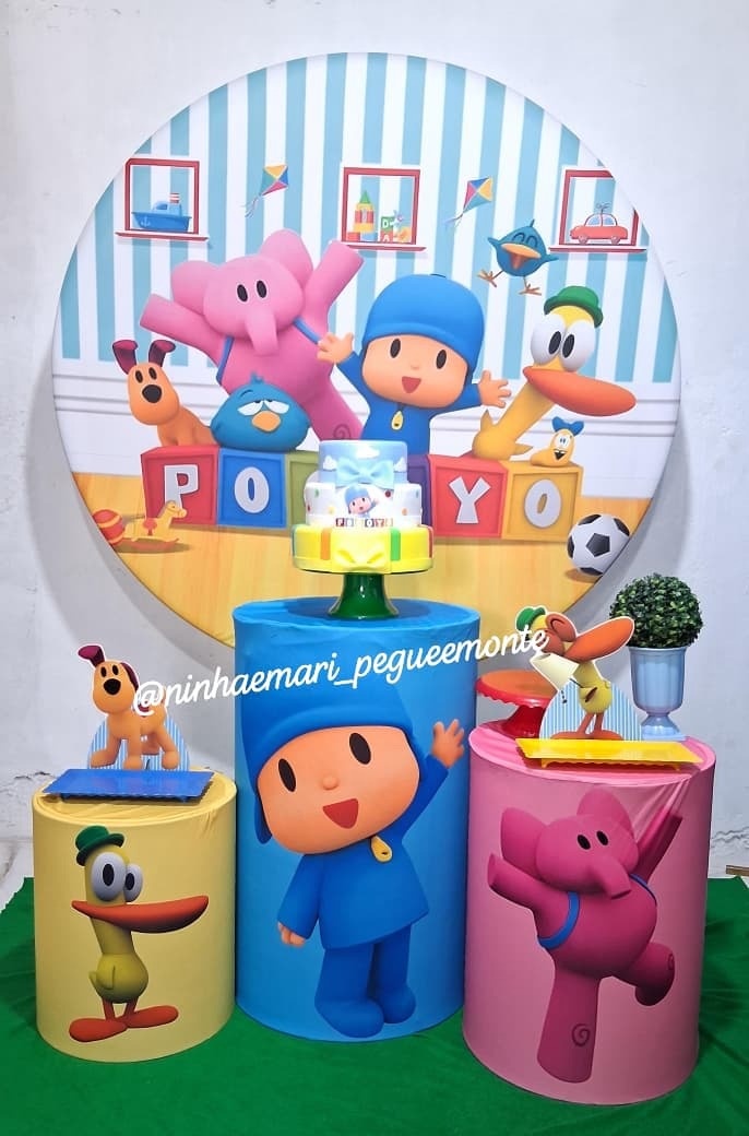 Kit Prata Pocoyo 1 - N&M-pegue e monte