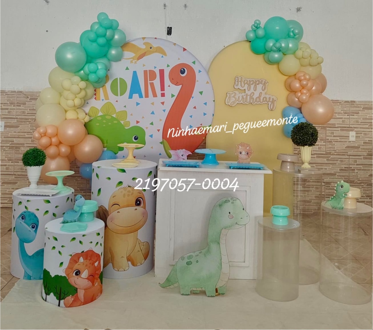 Kit Diamante Super Luxo Dino Baby Roar - N&M-pegue e monte