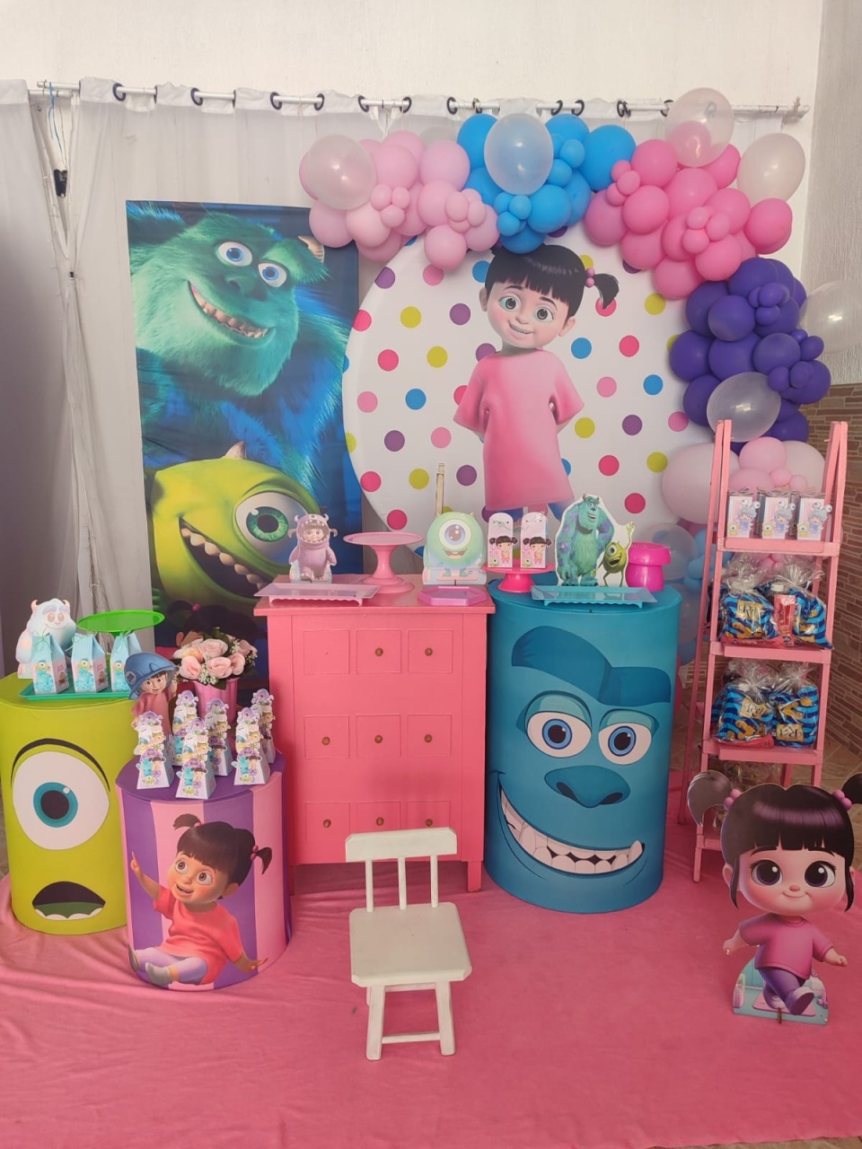 Decoração Monstros S.a - N&M-pegue e monte