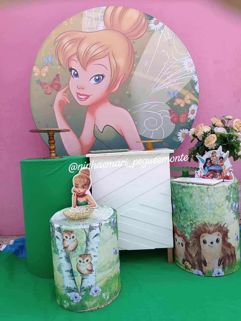 Kit Ouro Tinkbell - N&M-pegue e monte