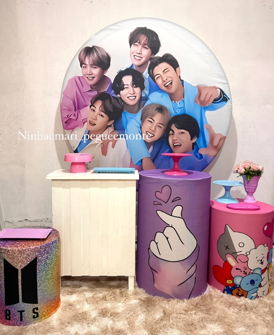 Kit Ouro Bts - N&M-pegue e monte