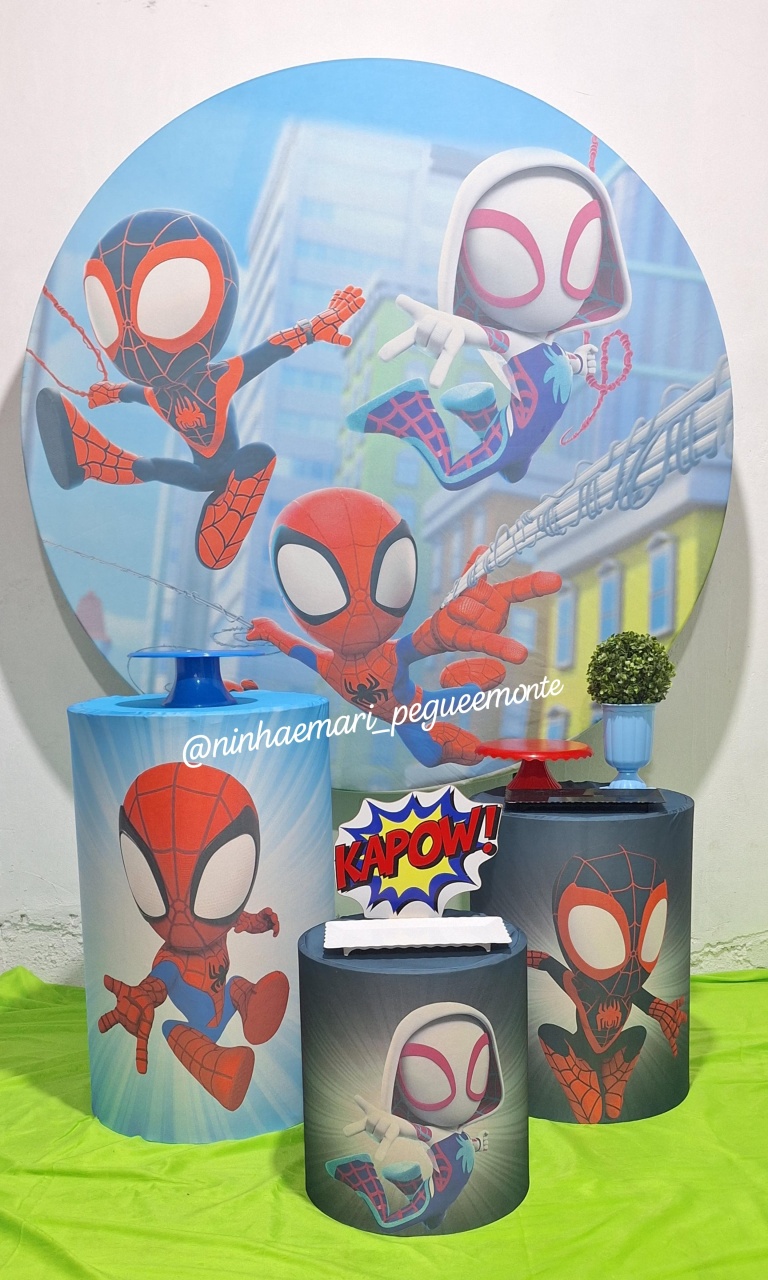 Kit Prata Homem Aranha  - N&M-pegue e monte