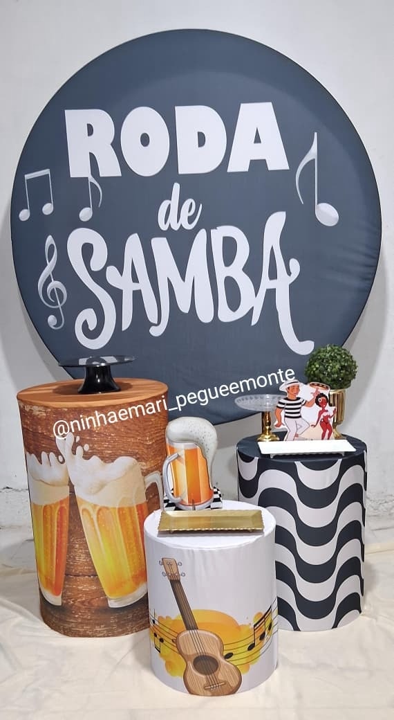 Kit Prata Roda de Samba - N&M-pegue e monte