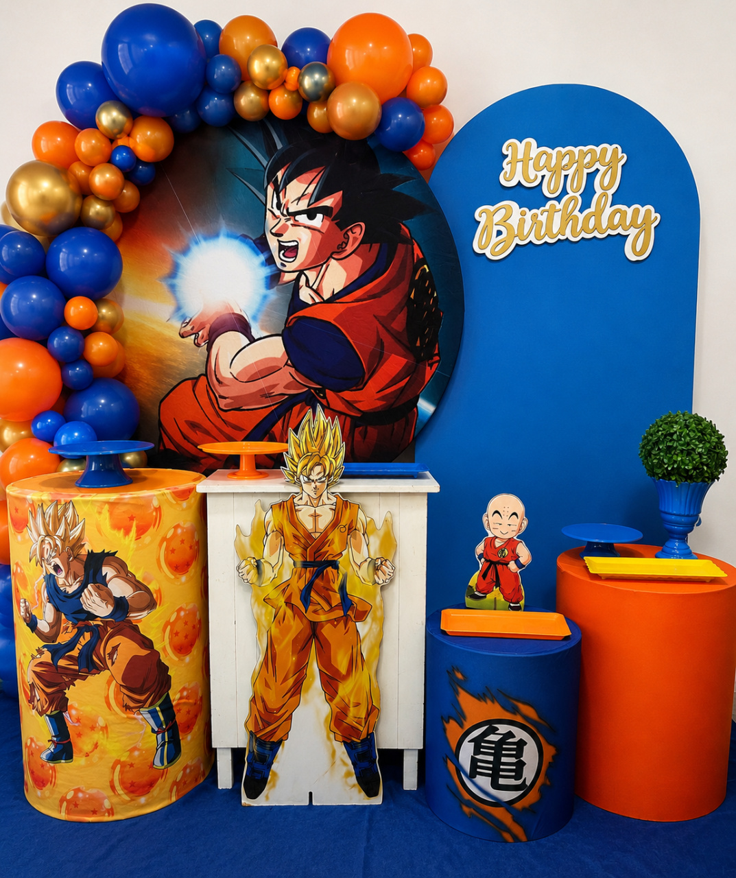 Decoração Kit Diamante Dragon Ball 2 - N&M-pegue e monte