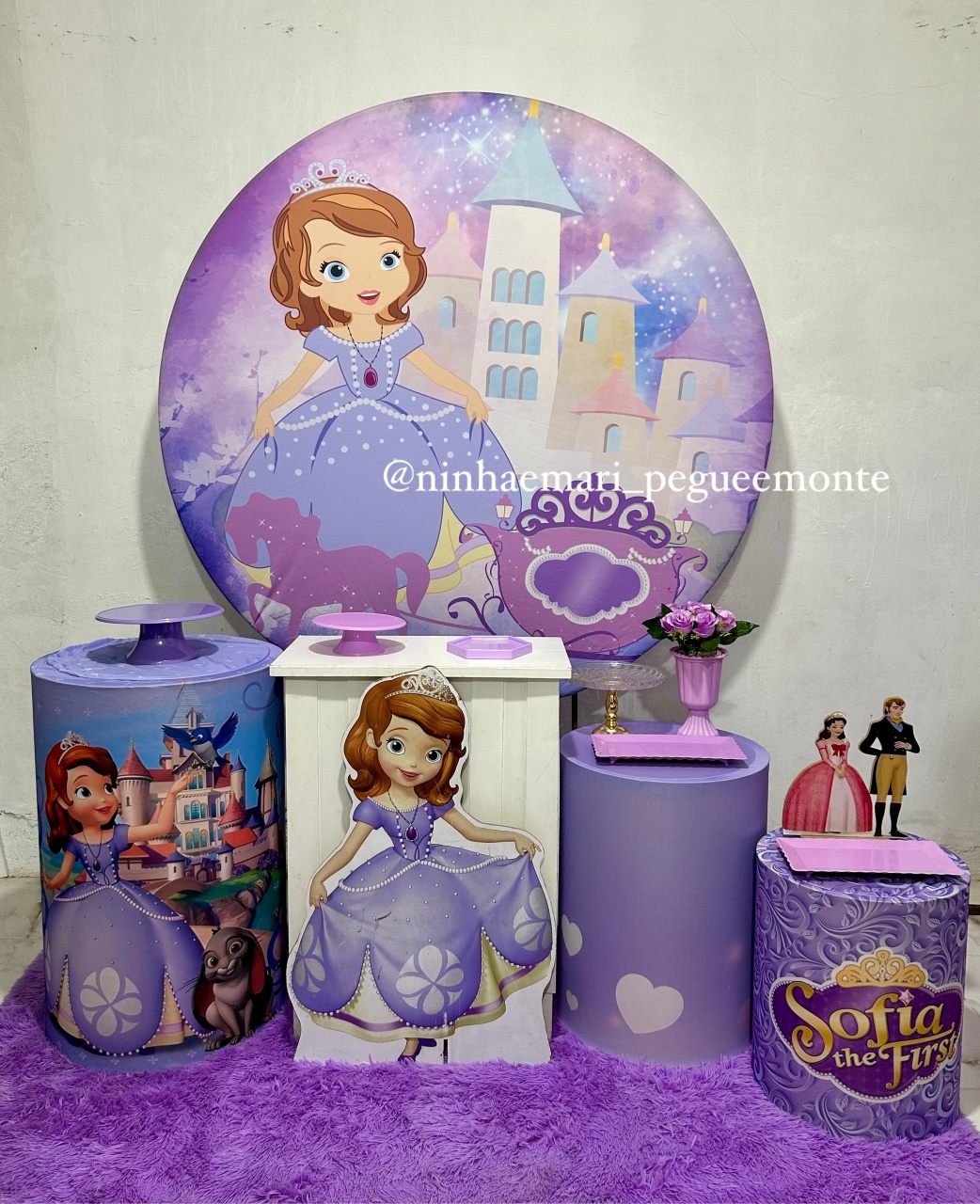 Kit Ouro Princesa Sofia 1 - N&M-pegue e monte