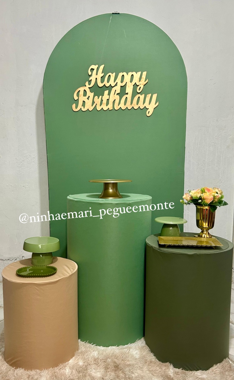 Kit Luxo Verde Oliva - N&M-pegue e monte