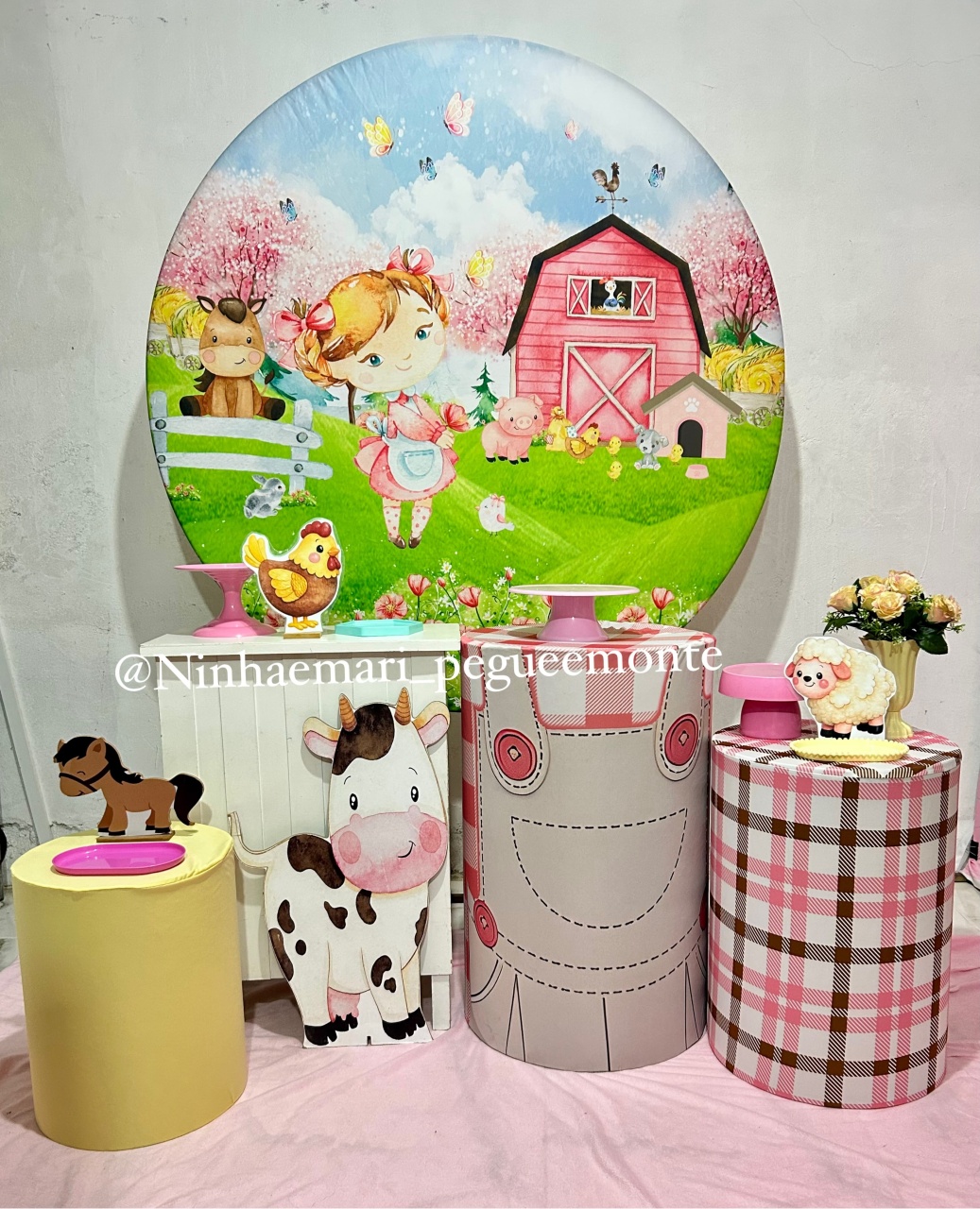 Kit Ouro Fazendinha Menina1 - N&M-pegue e monte