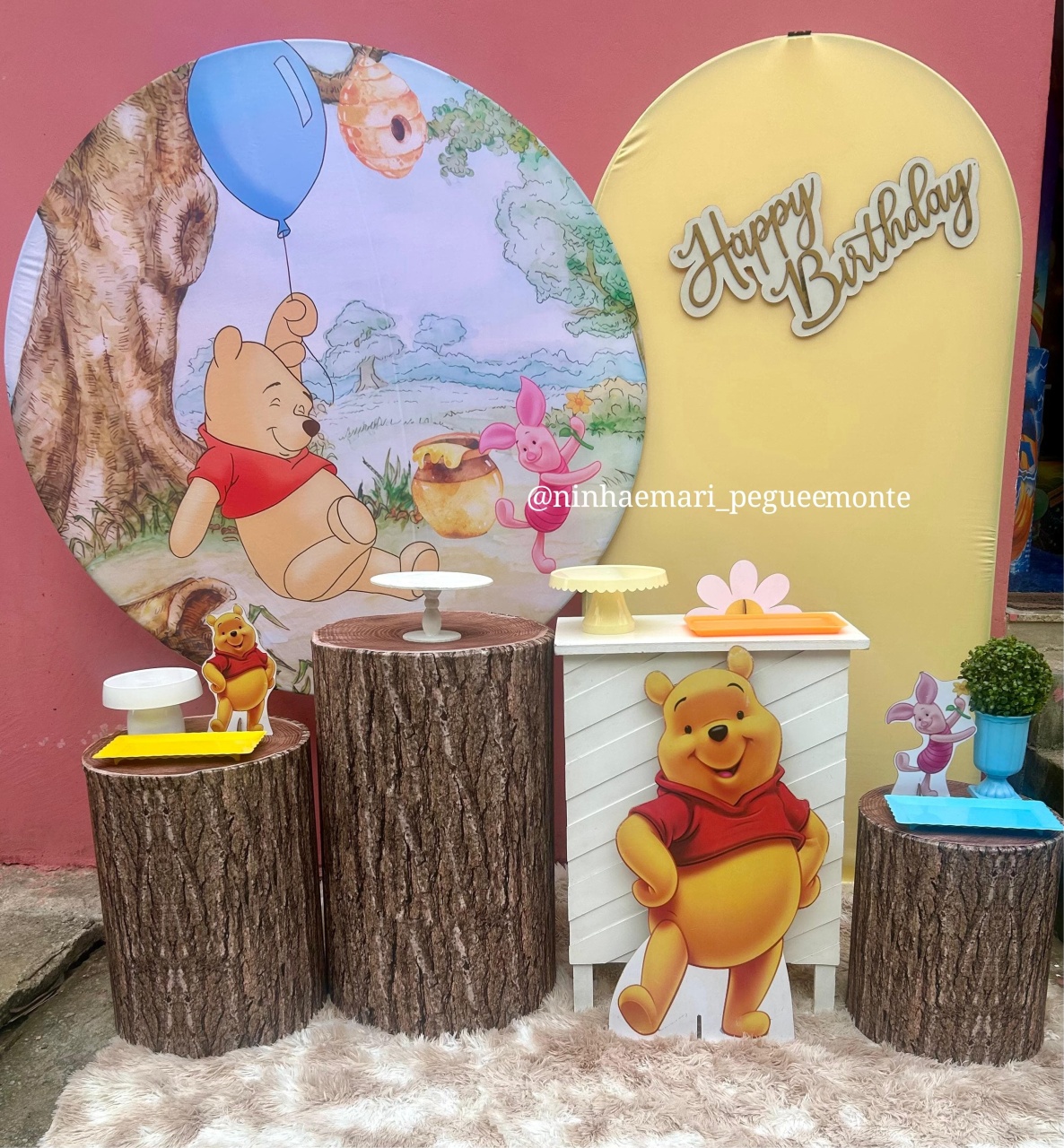 Kit Diamante Ursinho Pooh 3 - N&M-pegue e monte