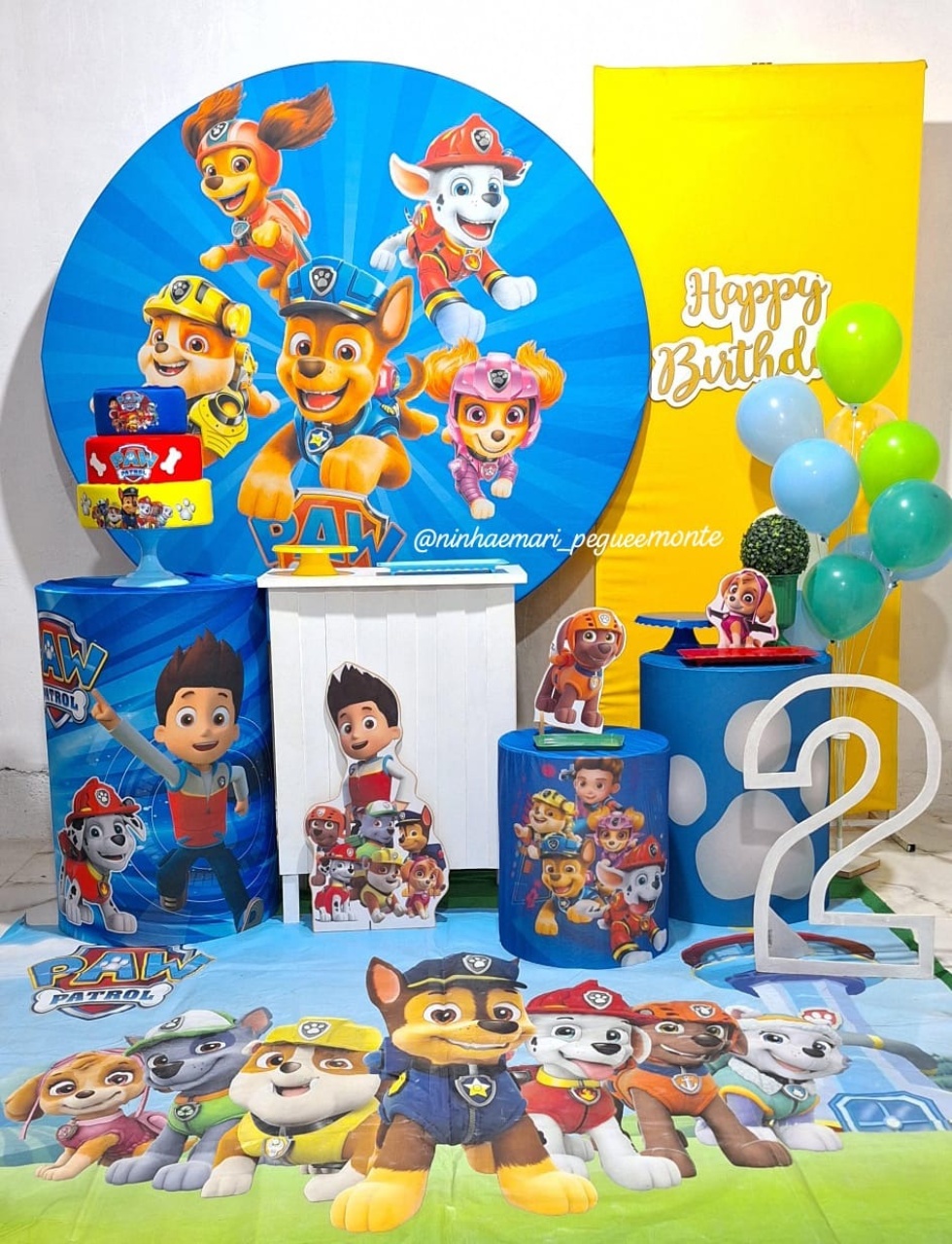 Kit Diamante Luxo Patrulha Canina  - N&M-pegue e monte