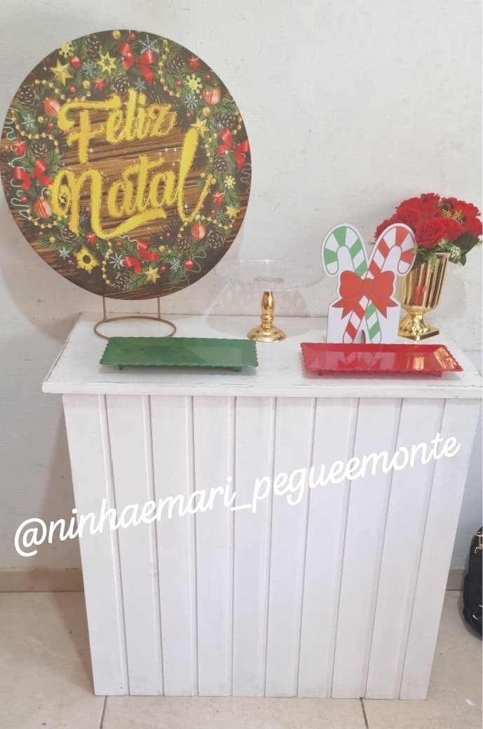 Kit Mesa Feliz Natal 6 - N&M-pegue e monte