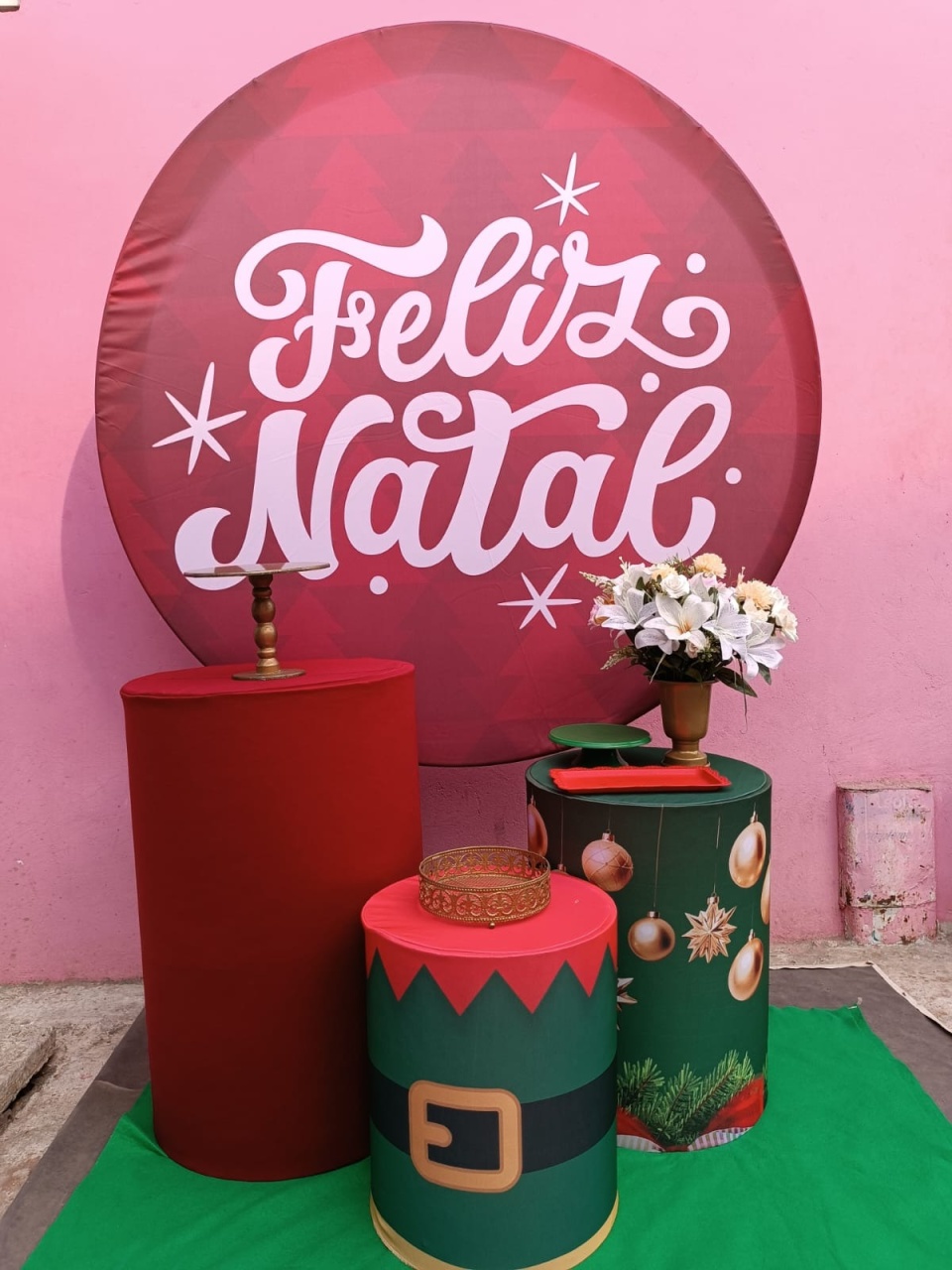 Kit Prata Feliz Natal 6 - N&M-pegue e monte