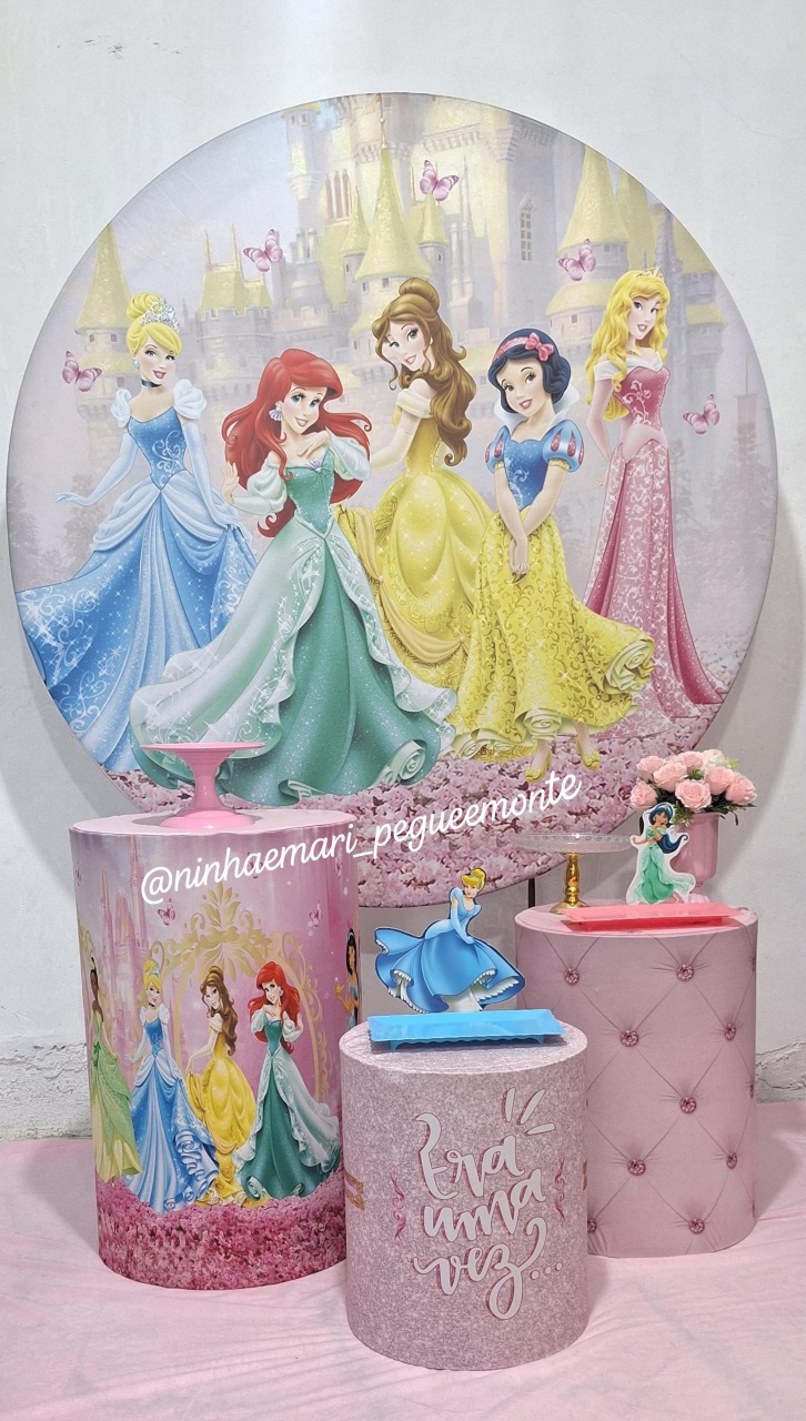 Kit Prata As Princesas - N&M-pegue e monte