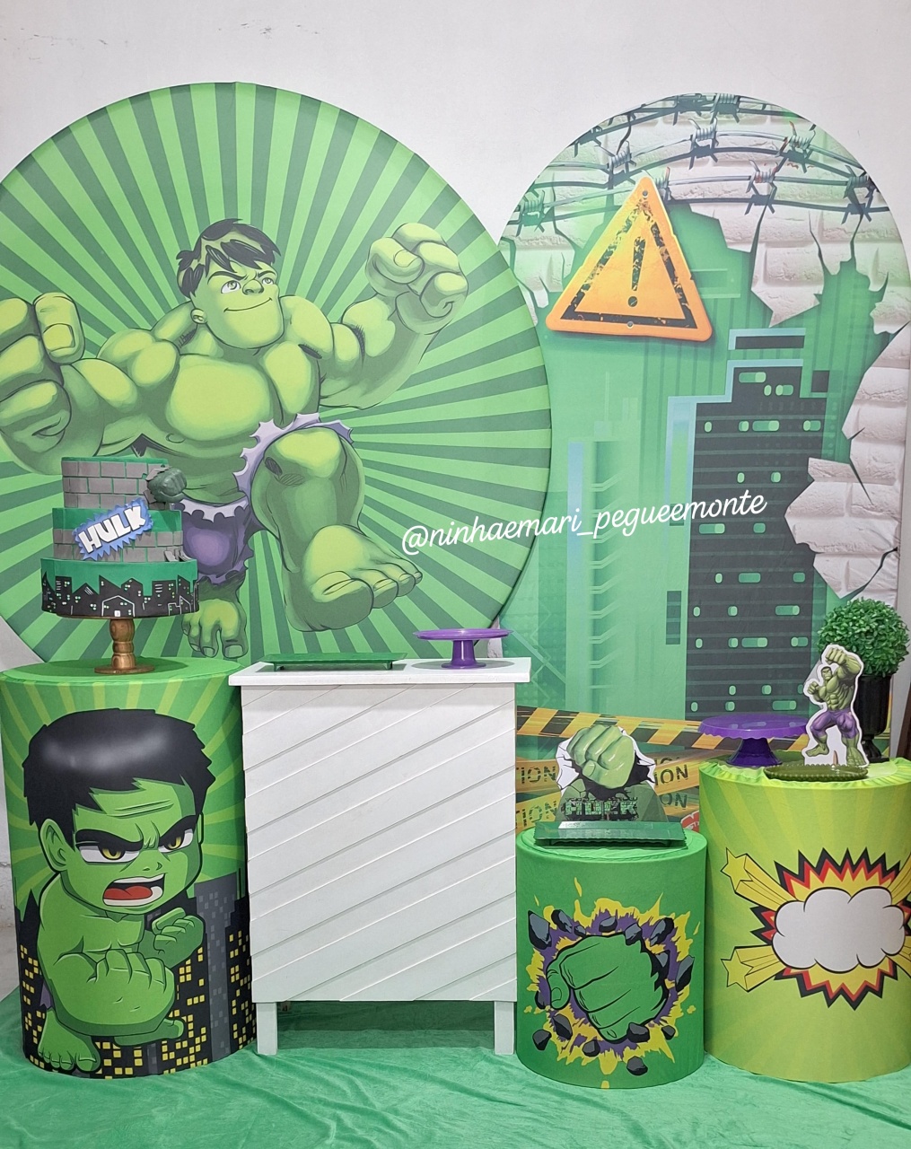 Kit Diamante Hulk Baby - N&M-pegue e monte