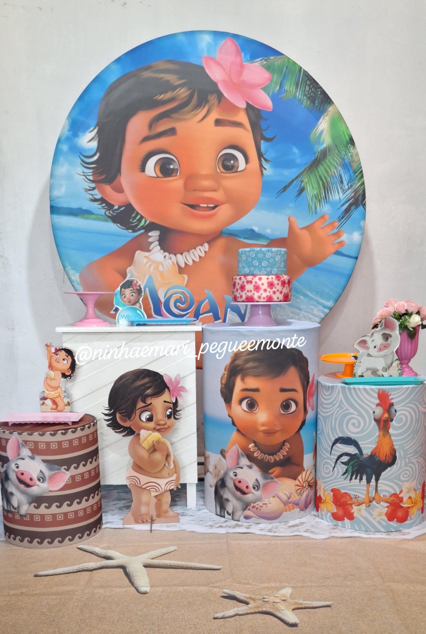 Kit Ouro Moana Baby 2 - N&M-pegue e monte