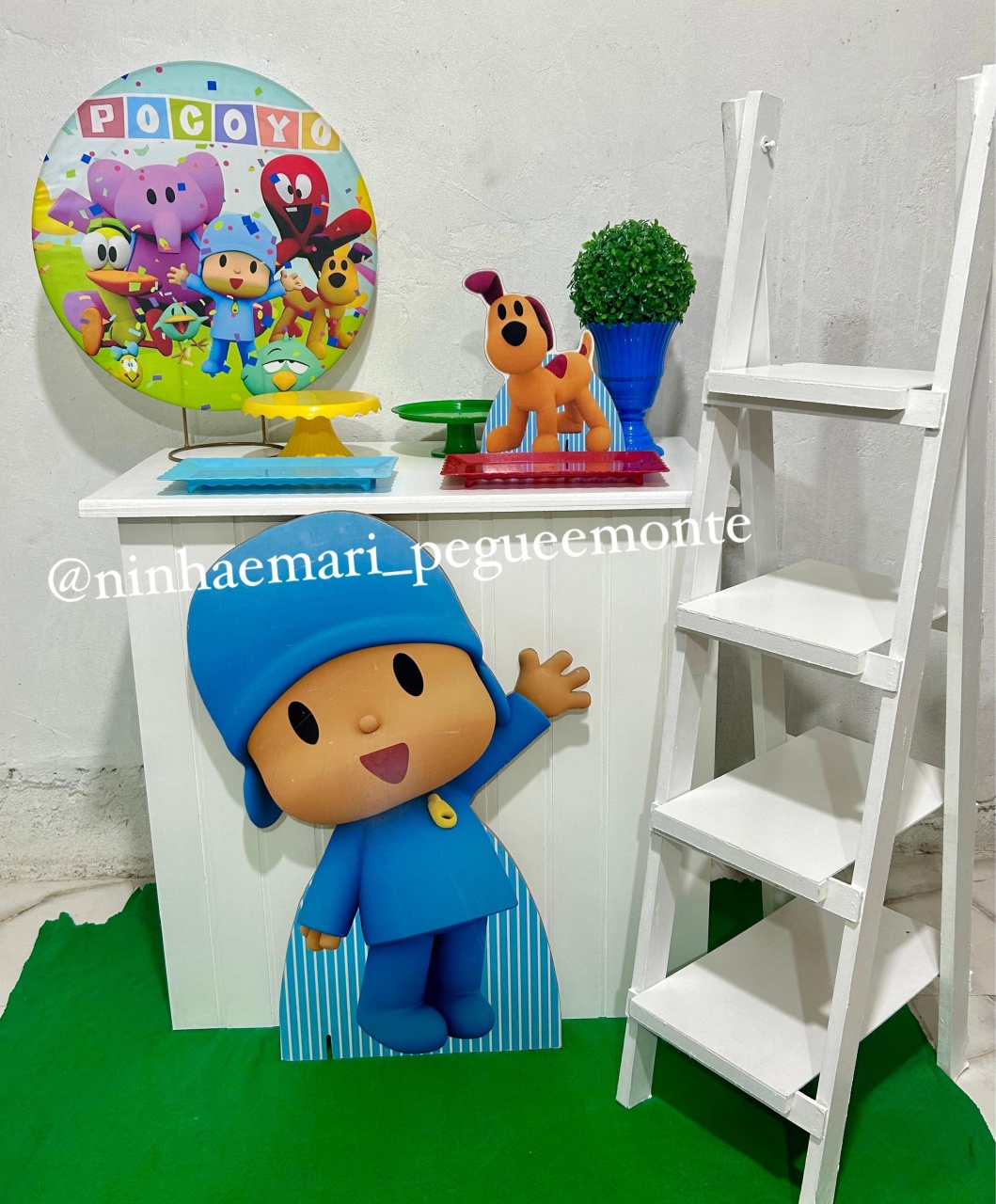 Kit Mesa Acessórios Pocoyo - N&M-pegue e monte