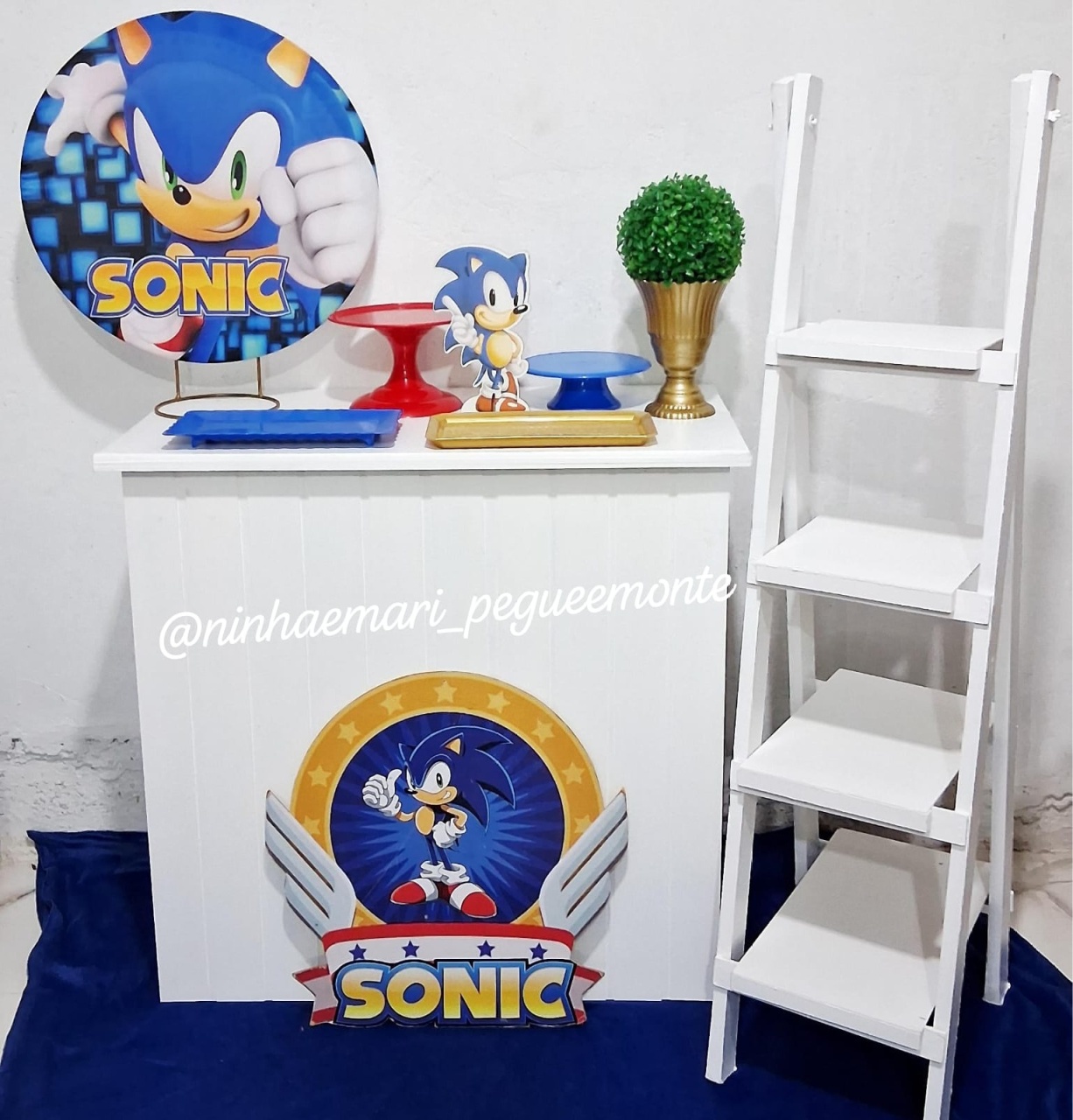 Kit Mesa Acessórios Sonic 2 - N&M-pegue e monte