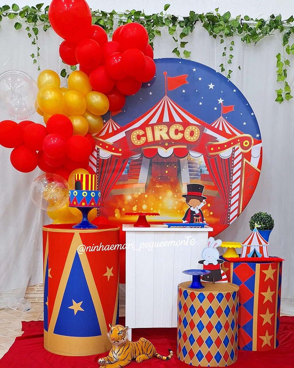 Kit Ouro Circo  - N&M-pegue e monte