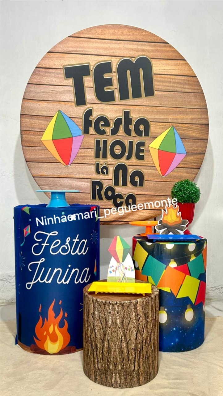 Kit Prata Tem Festa Na Roça  - N&M-pegue e monte