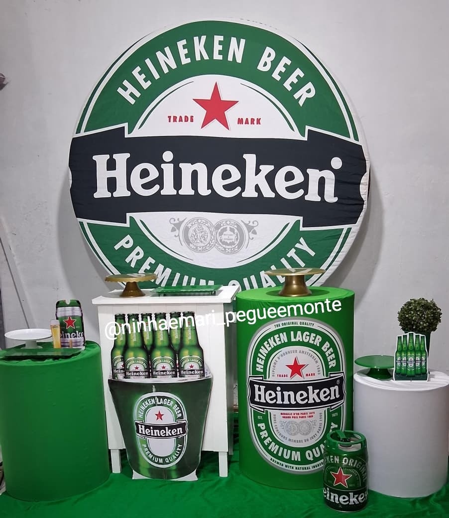 Kit Ouro Heineken  - N&M-pegue e monte