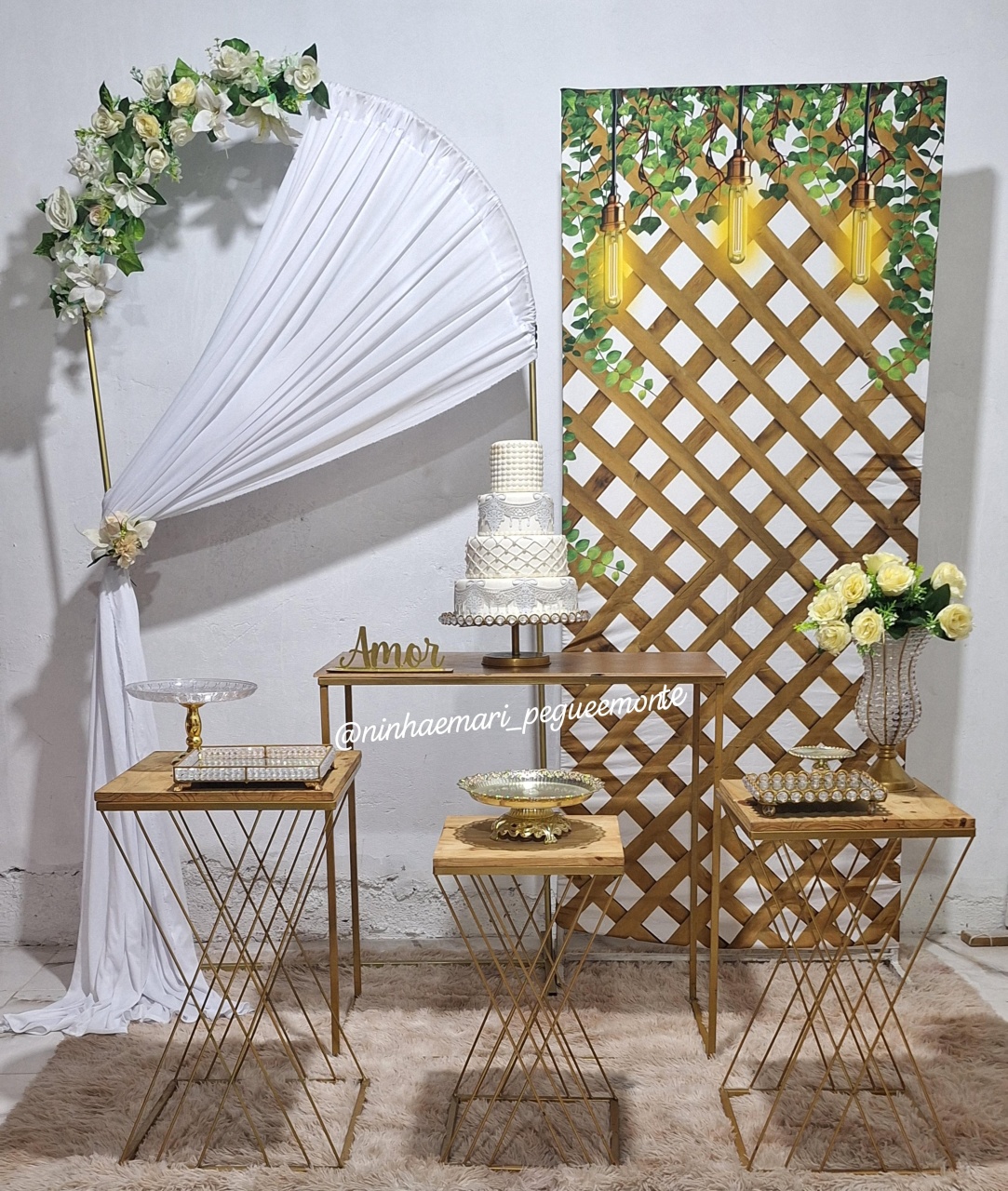 Kit Composição Casamento 4 - N&M-pegue e monte