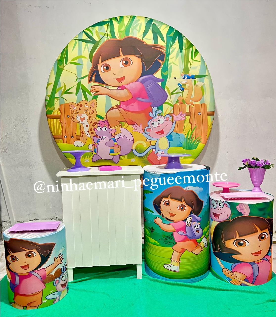 Kit Ouro Dora Aventureira - N&M-pegue e monte