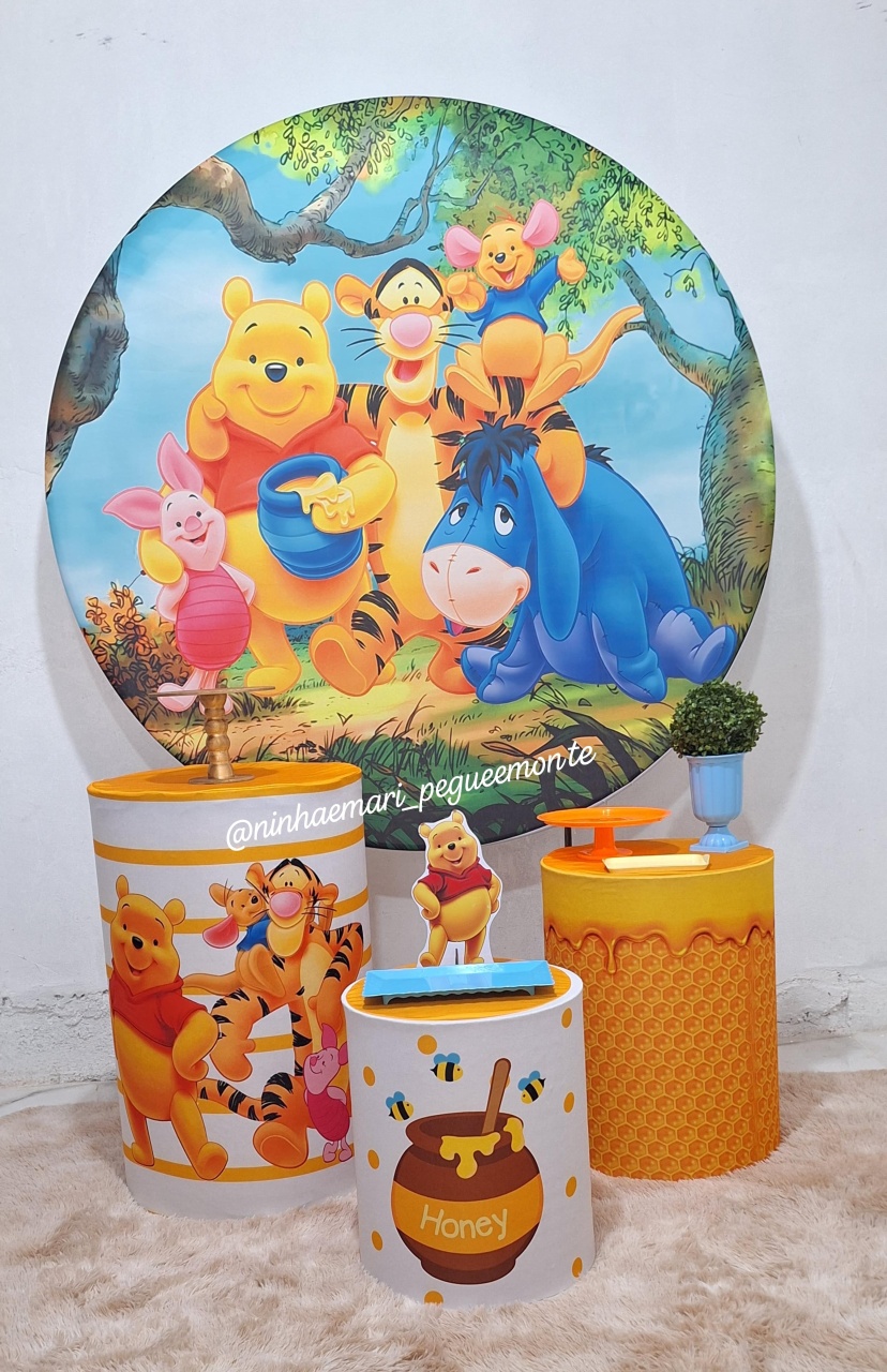Kit Prata Ursinho Pooh 2 - N&M-pegue e monte