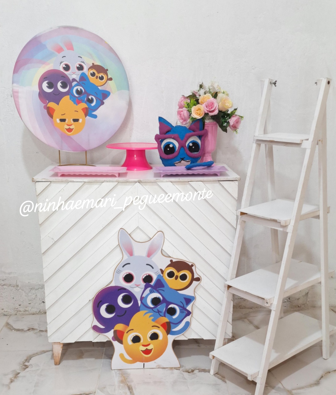 Kit Mesa Bolofofo Menina - N&M-pegue e monte