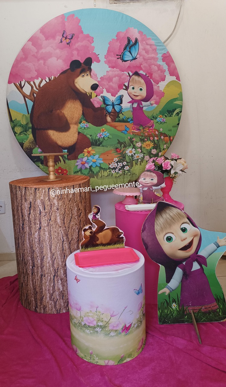 Kit Prata Mascha E Urso 2 - N&M-pegue e monte